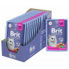 BRIT WITH TURKEY & CREAM-CHEESE FOR STERILISED/ИНДЕЙКА С КРЕМ-СЫРОМ В ЖЕЛЕ 85 г. 