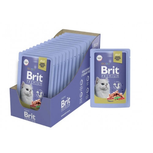 BRIT WITH TROUT/ФОРЕЛЬ В ЖЕЛЕ 85 г.